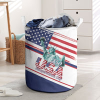 4th Of July United States Laundry Basket USA 250 Years Anniversary Statue Of Liberty