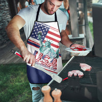 4th Of July United States Apron USA 250 Years Anniversary Statue Of Liberty