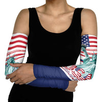 4th Of July United States Arm Sleeves USA 250 Years Anniversary Statue Of Liberty