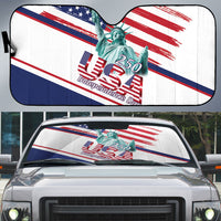4th Of July United States Auto Sun Shade USA 250 Years Anniversary Statue Of Liberty