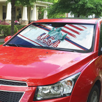 4th Of July United States Auto Sun Shade USA 250 Years Anniversary Statue Of Liberty