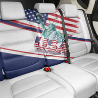 4th Of July United States Back Car Seat Cover USA 250 Years Anniversary Statue Of Liberty