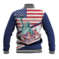 4th Of July United States Baseball Jacket USA 250 Years Anniversary Statue Of Liberty