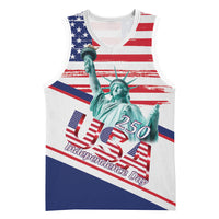 4th Of July United States Basketball Jersey USA 250 Years Anniversary Statue Of Liberty