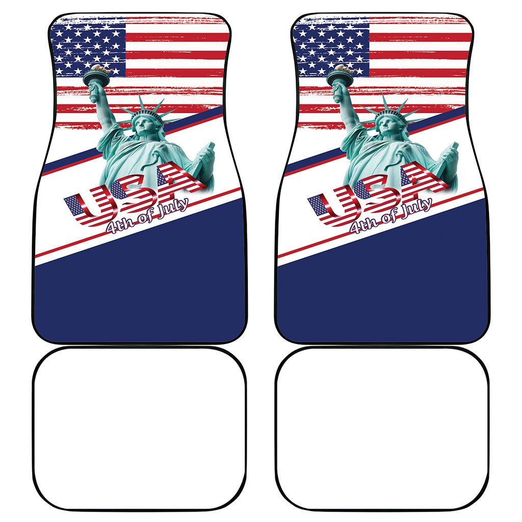 4th Of July United States Car Mats USA 250 Years Anniversary Statue Of Liberty