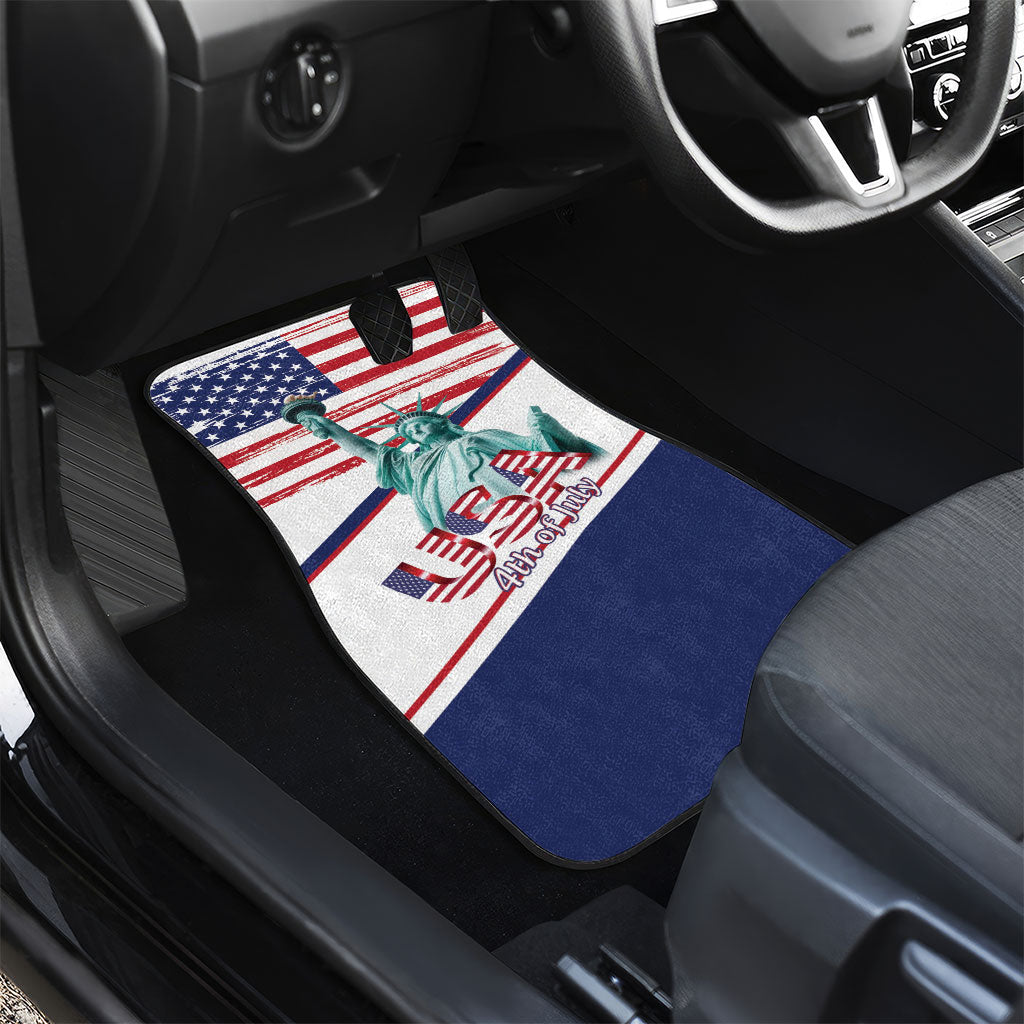 4th Of July United States Car Mats USA 250 Years Anniversary Statue Of Liberty