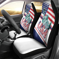 4th Of July United States Car Seat Cover USA 250 Years Anniversary Statue Of Liberty
