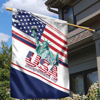 4th Of July United States Garden Flag USA 250 Years Anniversary Statue Of Liberty