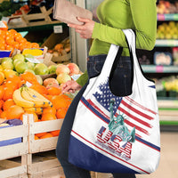 4th Of July United States Grocery Bag USA 250 Years Anniversary Statue Of Liberty