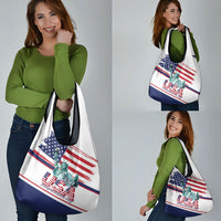 4th Of July United States Grocery Bag USA 250 Years Anniversary Statue Of Liberty