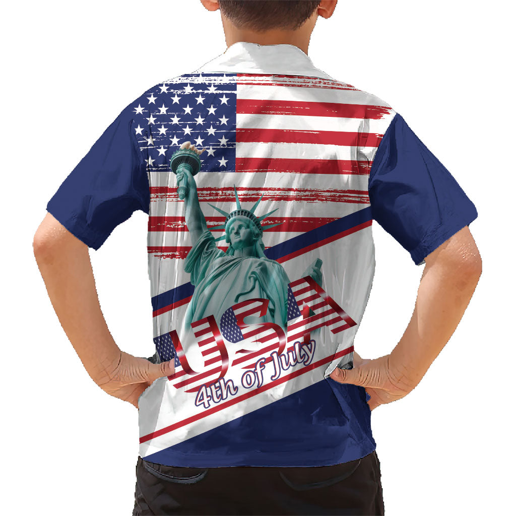 4th Of July United States Hawaiian Shirt USA 250 Years Anniversary Statue Of Liberty