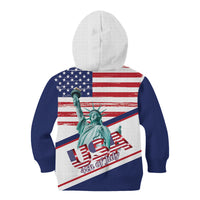 4th Of July United States Kid Hoodie USA 250 Years Anniversary Statue Of Liberty