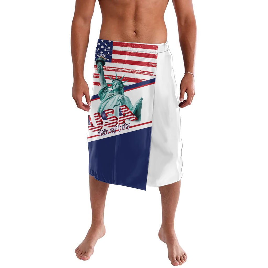 4th Of July United States Lavalava USA 250 Years Anniversary Statue Of Liberty