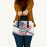 4th Of July United States Leather Bag USA 250 Years Anniversary Statue Of Liberty
