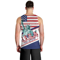 4th Of July United States Men Tank Top USA 250 Years Anniversary Statue Of Liberty