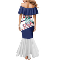 4th Of July United States Mermaid Dress USA 250 Years Anniversary Statue Of Liberty