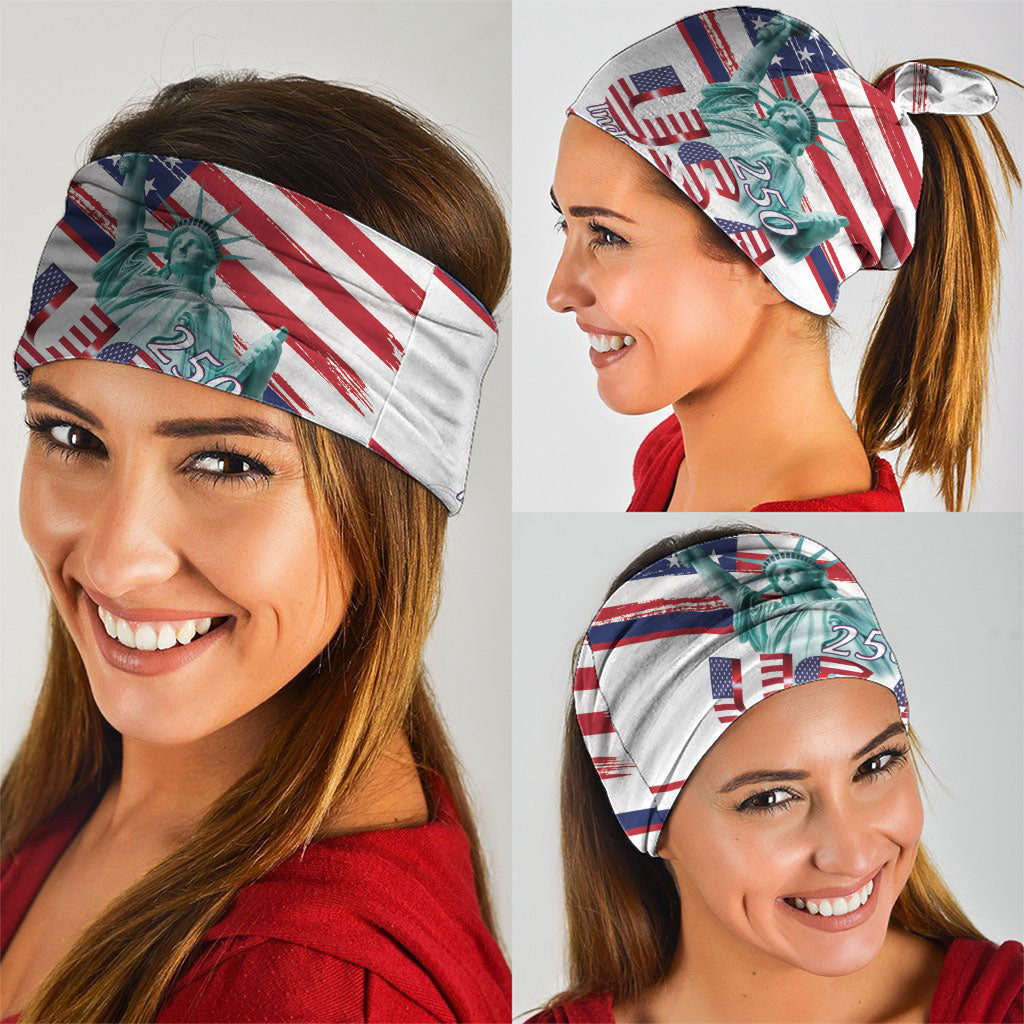 4th Of July United States Neck Gaiter USA 250 Years Anniversary Statue Of Liberty