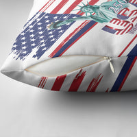4th Of July United States Pillow Cover USA 250 Years Anniversary Statue Of Liberty