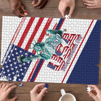 4th Of July United States Puzzle USA 250 Years Anniversary Statue Of Liberty