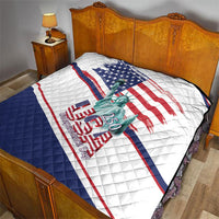 4th Of July United States Quilt USA 250 Years Anniversary Statue Of Liberty