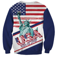 4th Of July United States Sweatshirt USA 250 Years Anniversary Statue Of Liberty