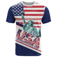 4th Of July United States T Shirt USA 250 Years Anniversary Statue Of Liberty
