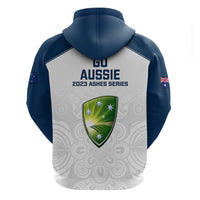 Australia Cricket Hoodie 2023 Ashes Go Aussie Indigenous Art - Wonder Print Shop