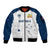 Australia Cricket Sleeve Zip Bomber Jacket 2023 Ashes Go Aussie Indigenous Art - Wonder Print Shop