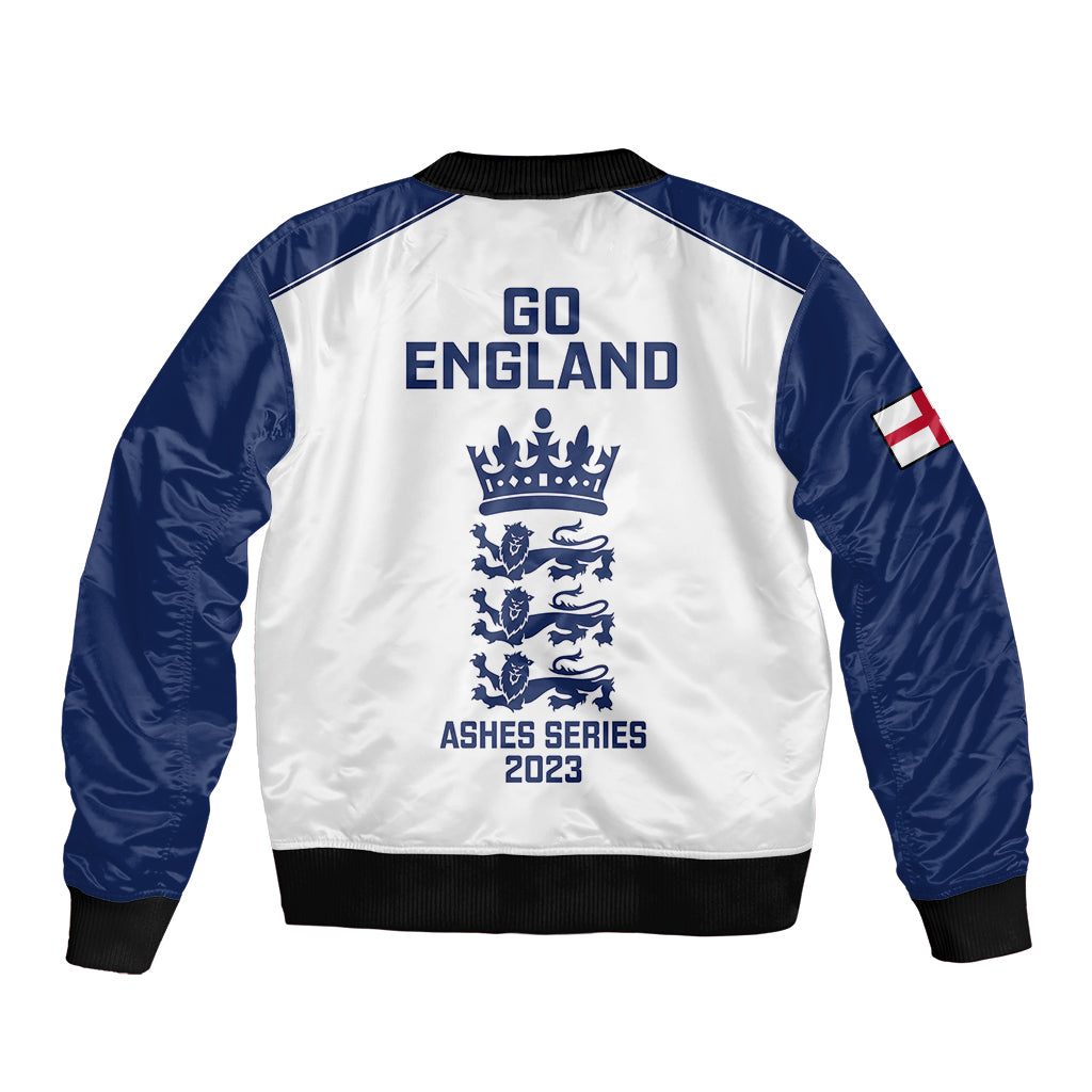 England Cricket Bomber Jacket 2023 Ashes Sporty Version - Wonder Print Shop