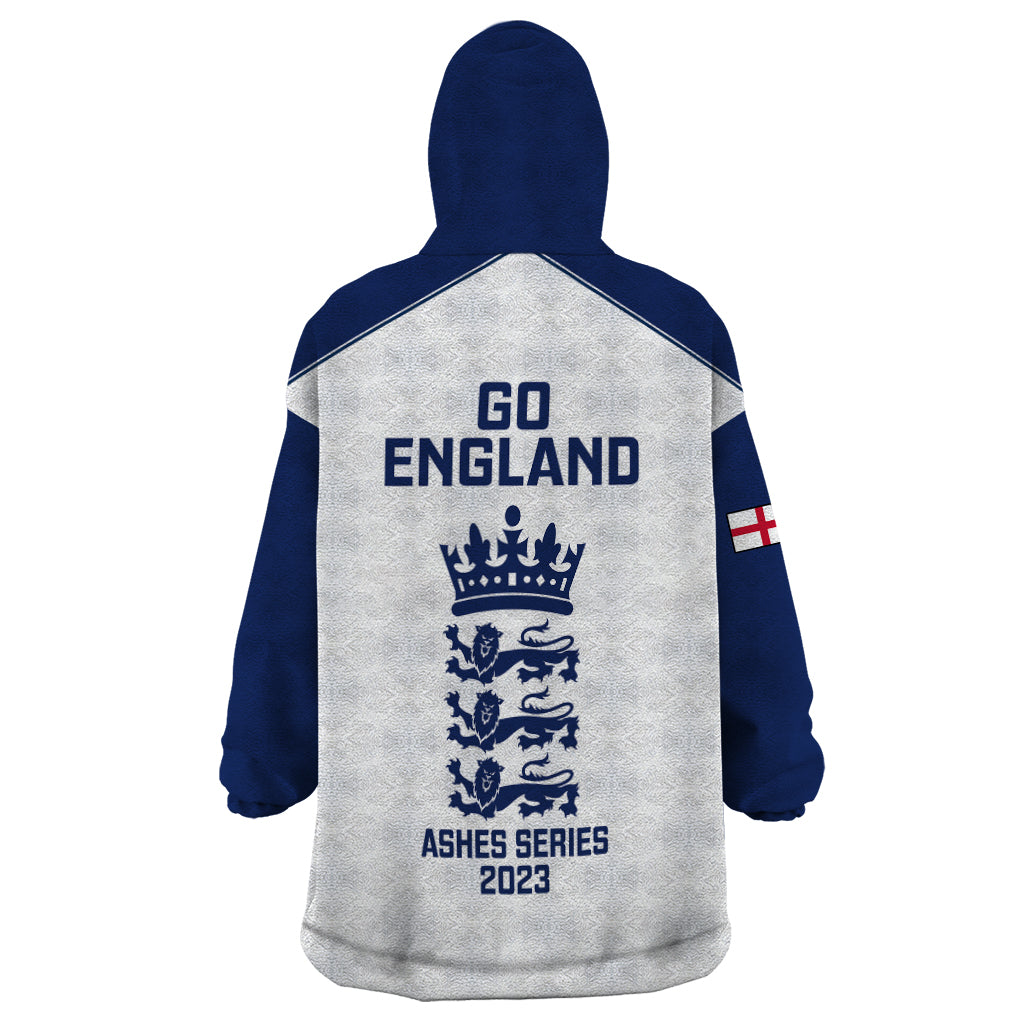 England Cricket Wearable Blanket Hoodie 2023 Ashes Sporty Version - Wonder Print Shop