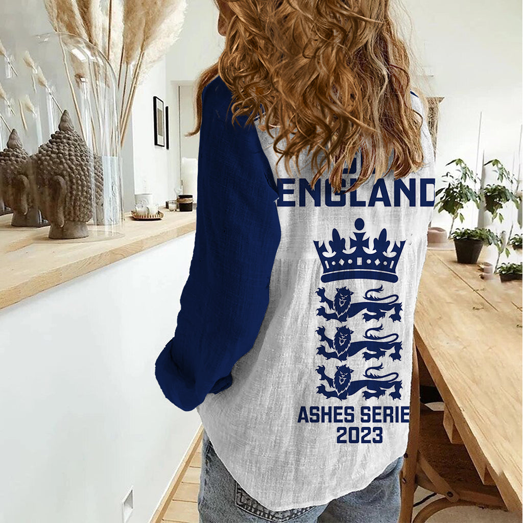 England Cricket Women Casual Shirt 2023 Ashes Sporty Version - Wonder Print Shop