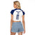 Personalised England Cricket Raglan Cropped T Shirt 2023 Ashes Sporty Version - Wonder Print Shop