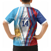 Custom Argentina and Cabo Verde Football 2026 Kid Hawaiian Shirt La Albiceleste Tubaroes Azuis Together LT14
