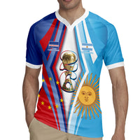 Custom Argentina and Cabo Verde Football 2026 Rugby Jersey La Albiceleste Tubaroes Azuis Together