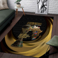 African Nations 2026 World Football Area Rug We All Make History