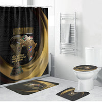 African Nations 2026 World Football Bathroom Set We All Make History