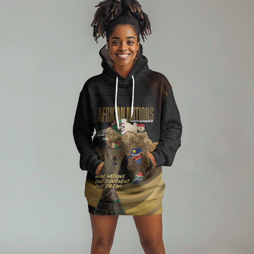 African Nations 2026 World Football Custom Hoodie Dress We All Make History