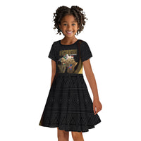African Nations 2026 World Football Custom Kid Short Sleeve Dress We All Make History