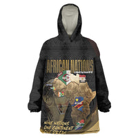 African Nations 2026 World Football Custom Kid Wearable Blanket Hoodie We All Make History