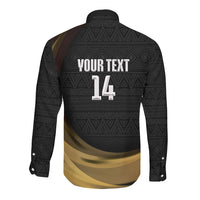 African Nations 2026 World Football Custom Long Sleeve Button Shirt We All Make History