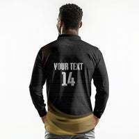 African Nations 2026 World Football Custom Long Sleeve Polo Shirt We All Make History