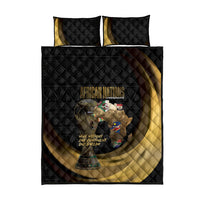 African Nations 2026 World Football Quilt Bed Set We All Make History