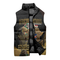 African Nations 2026 World Football Custom Sleeveless Puffer Jacket We All Make History
