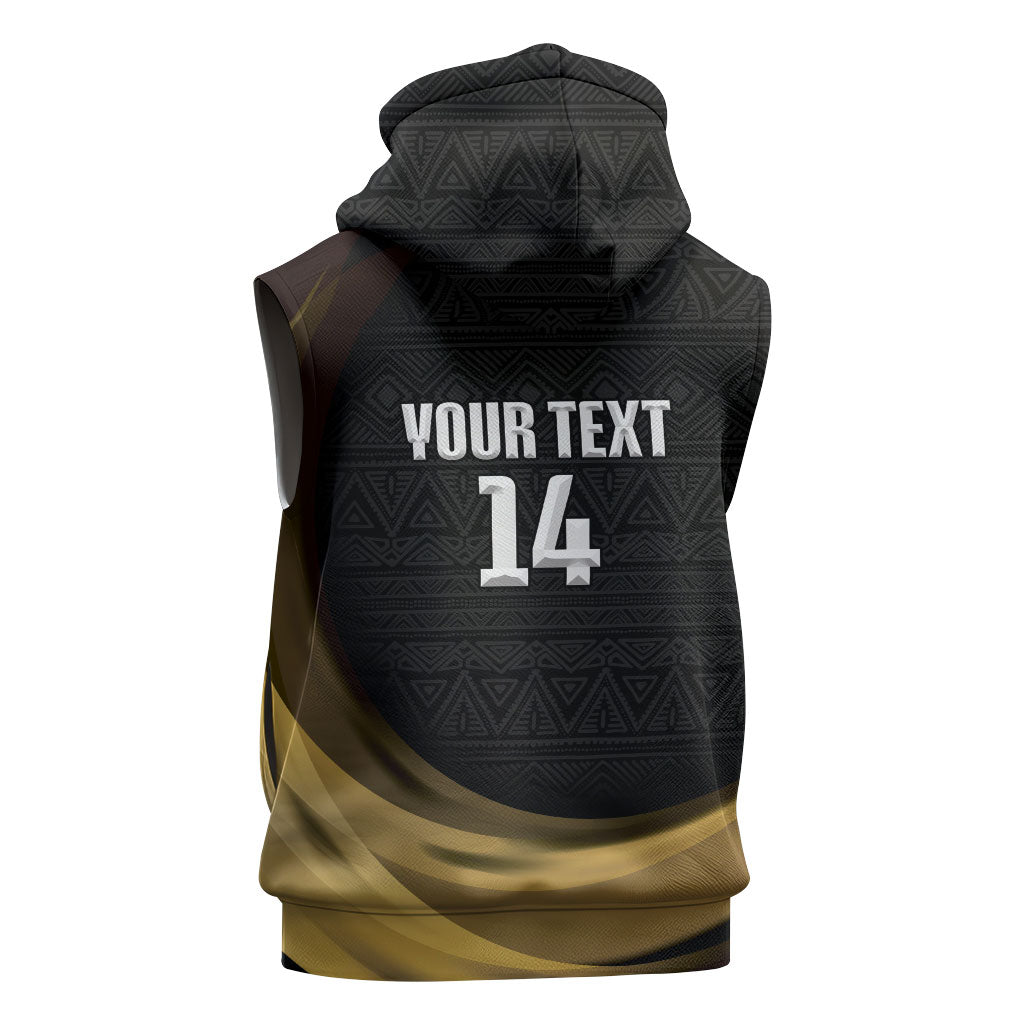 African Nations 2026 World Football Custom Sleeveless Zip Hoodie We All Make History