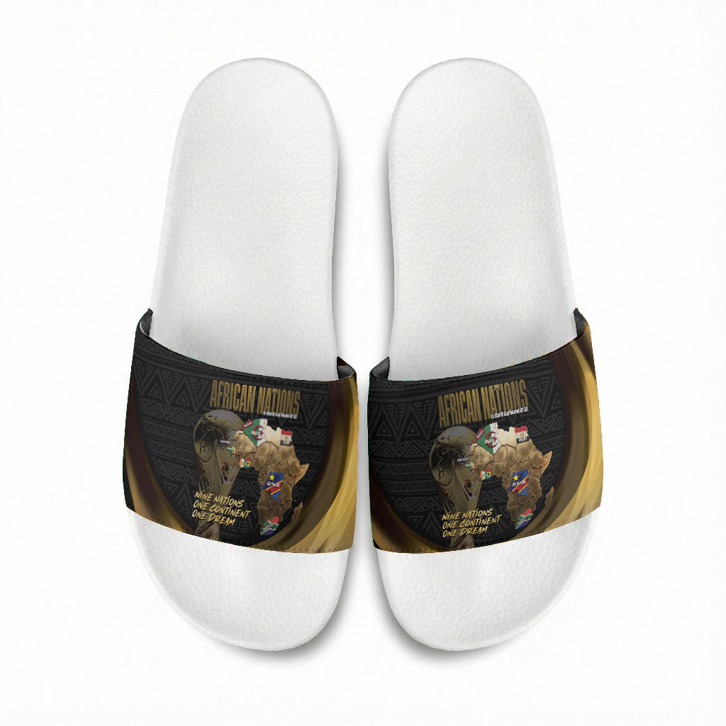 African Nations 2026 World Football Slide Sandals We All Make History