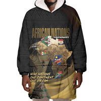 African Nations 2026 World Football Custom Wearable Blanket Hoodie We All Make History