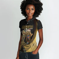 African Nations 2026 World Football Custom Women Polo Shirt We All Make History