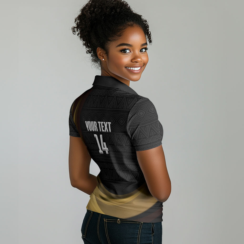 African Nations 2026 World Football Custom Women Polo Shirt We All Make History