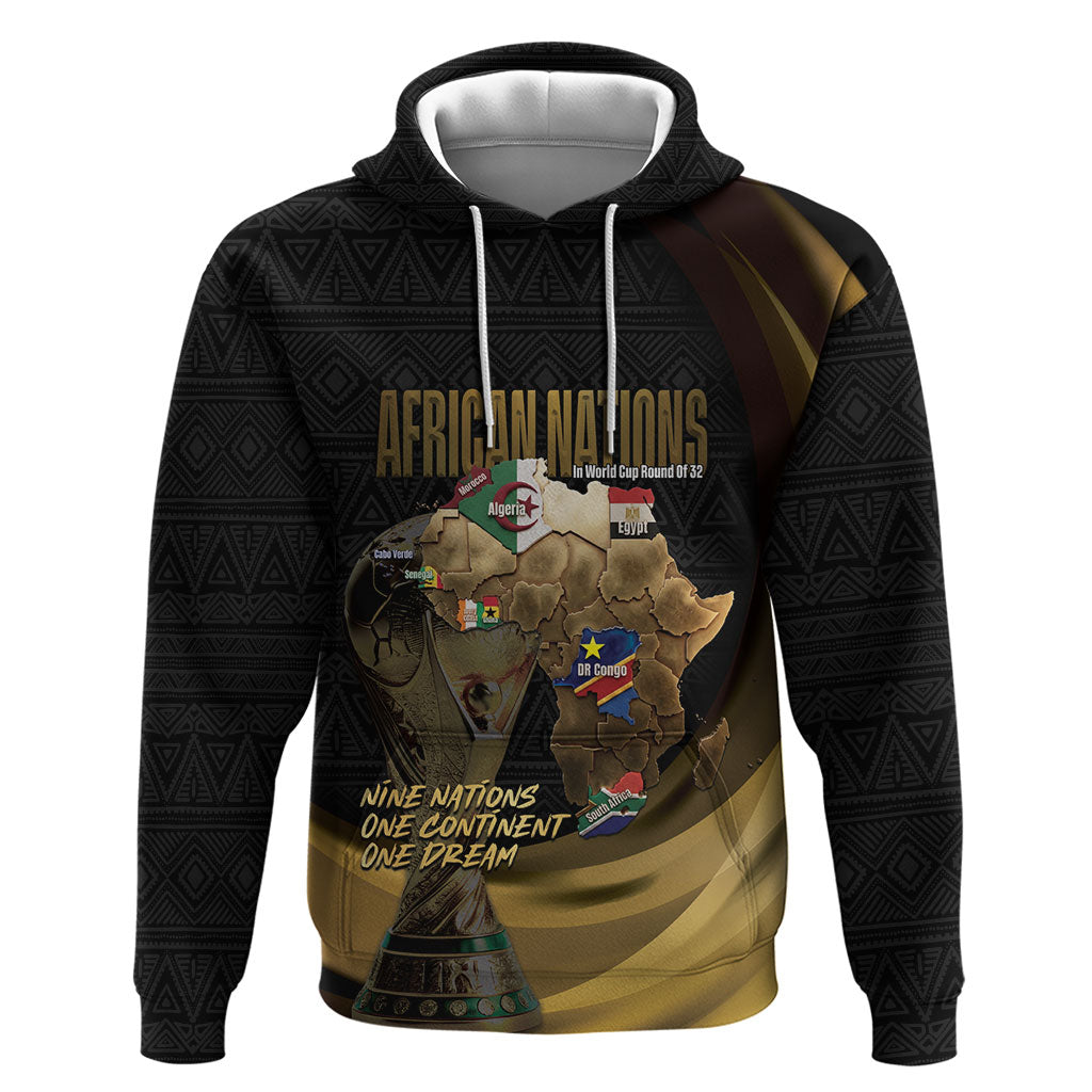 African Nations 2026 World Football Custom Zip Hoodie We All Make History