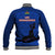 Haiti Football Baseball Jacket Les Grenadieres 2023 World Cup Blue Version - Wonder Print Shop